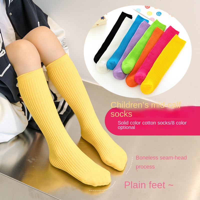 Baby Sock Oximeter - 1 paar schattige babymeisjes geribbelde tube