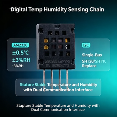 Muscle Sensor Emg - 1 stuks AM2320 temperatuur-vochtigheidssensor, 3.1-5.5V I2C,